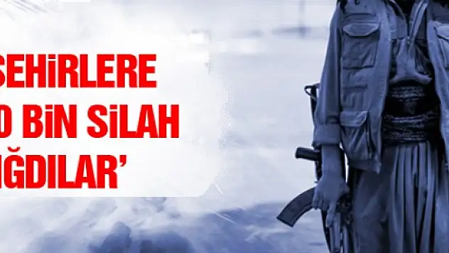 PKK şehirlere 80 bin silah yığdı