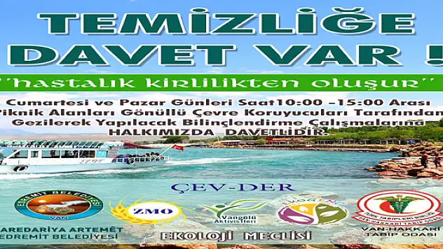  EDREMİTTE TEMİZLİĞE DAVET VAR KAMPANYASI