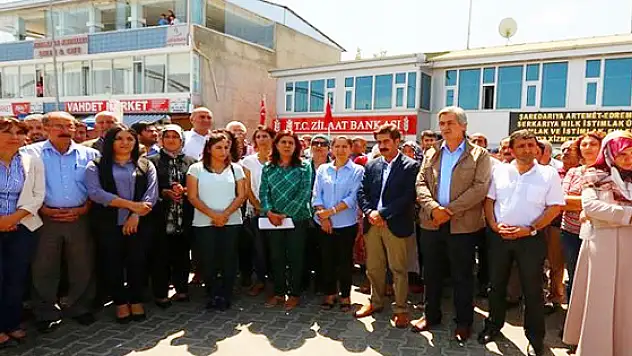 Eş Başkan Çetinin Gözaltına Alınması Protesto Edildi