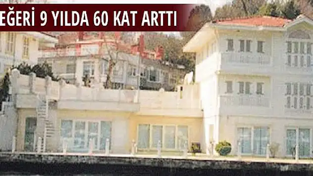 Erbakanın yalısı 60 milyona satılık