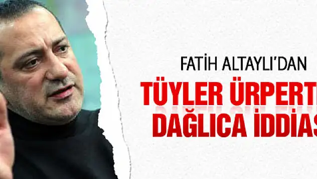 Fatih Altaylı'da tüyler ürperten Dağlıca iddiası