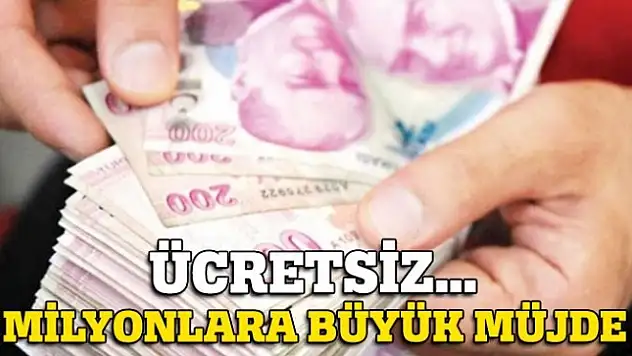 Ücretsiz sağlık hizmeti müjdesi