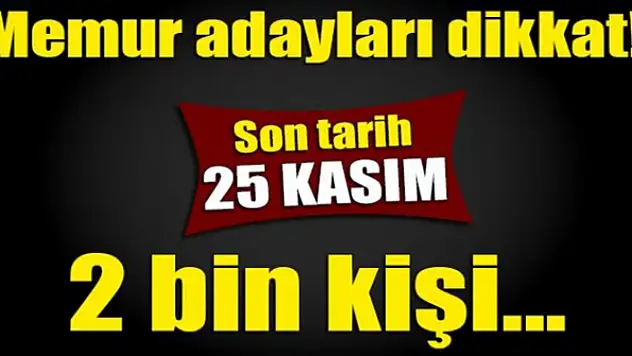 Memurluk tercih başvuruları başladı