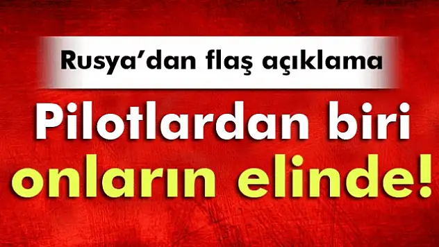 Rus pilotlardan biri Suriye ordusunun elinde