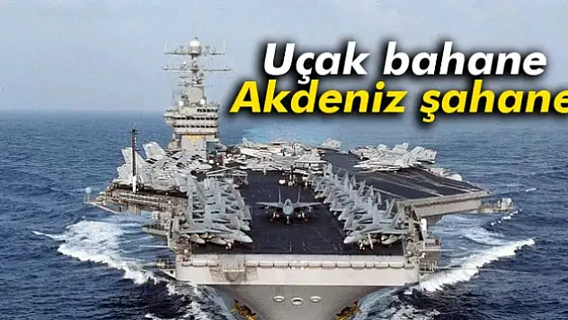 Uçak bahane Akdeniz şahane