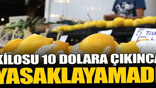 Ruslar limonu da devre dışı bıraktı