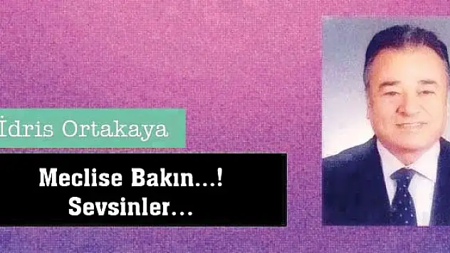 Meclise Bakın...! Sevsinler