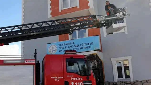 Başkalede Yangın ve Deprem Tatbikatı 