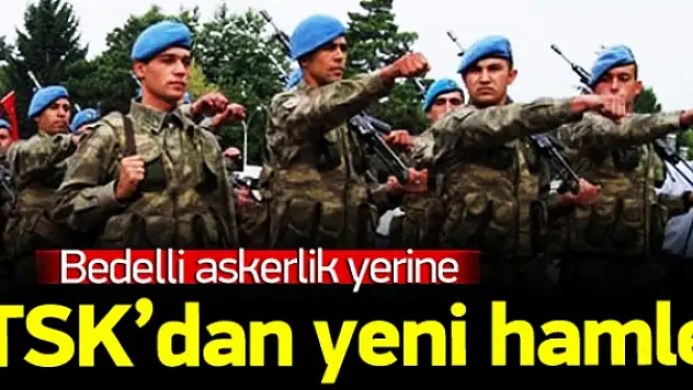 Bedelli çalışması yok, profesyonel askerlik var