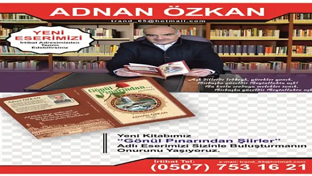 İlesan Van Temsilcisi Özkan Şiir Kitabı Çıkardı