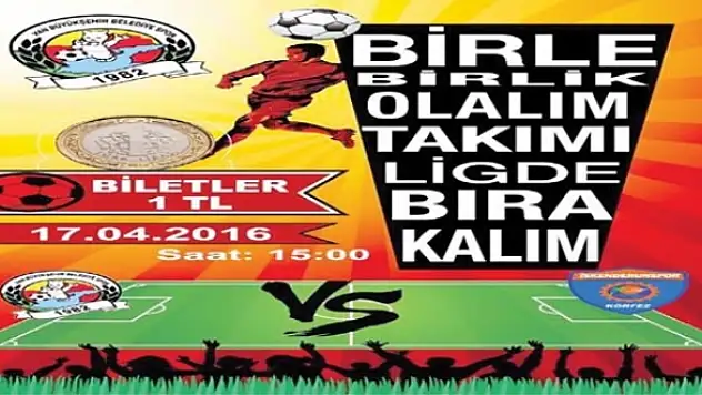 İSKEDERUNSPOR MAÇ BİLETİ 1 TL