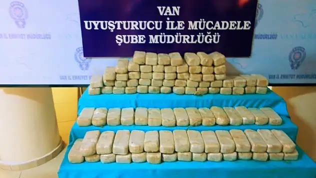 Vanda 51 kilo 230 gram eroin ele geçirildi