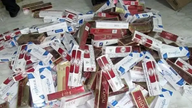 250 bin paket kaçak sigara ele geçirildi