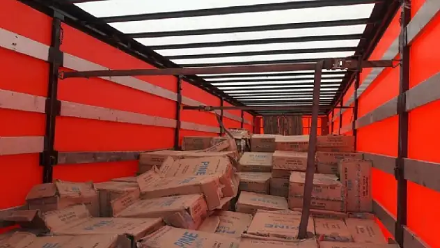 337 Bin 500 Paket Kaçak Sigara Ele Geçirildi
