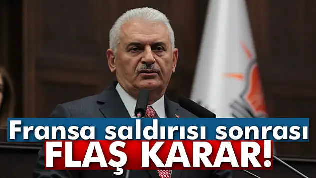 Türkiye'den flaş 'Fransa' kararı