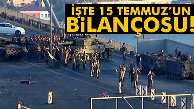 15 Temmuzun merak edilen bilançosu