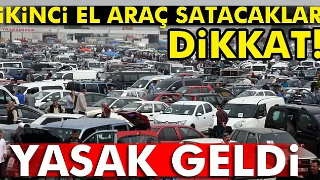 Vatandaş bir yılda 3 araç satabilecek