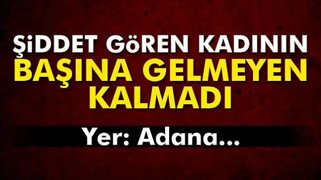 Şiddet gören kadını taşıyan ambulansın üzerine ağaç devrildi