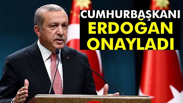 Cumhurbaşkanı Erdoğan, İsrail Kanunu'nu onayladı