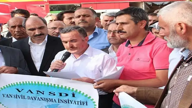 Vanlı STKlardan şehit ailelerine taziye, teröre tepki