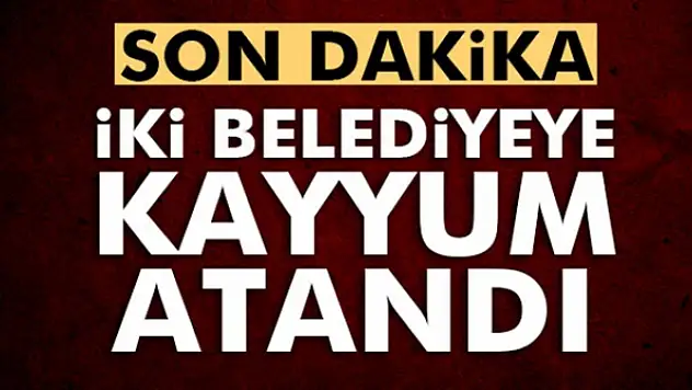 Diyarbakırda iki belediyeye kayyum atandı