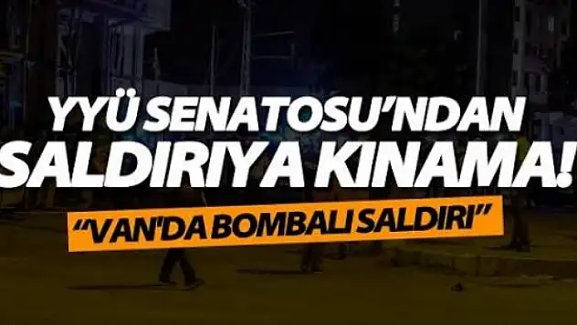 YYÜ'DAN   TERÖRE KINAMA