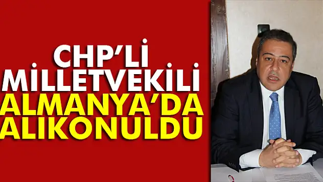CHPli Dudu Almanyada alıkonuldu