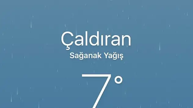 Kış  Van'a yüzünü Çaldıran'dan  gösterdi 