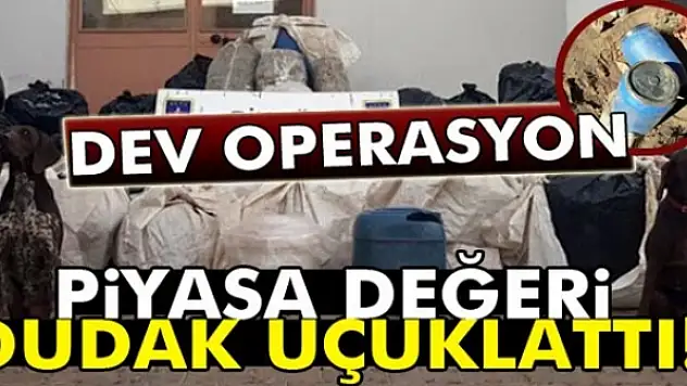 Bingölde 7 milyon değerinde esrar ele geçirildi
