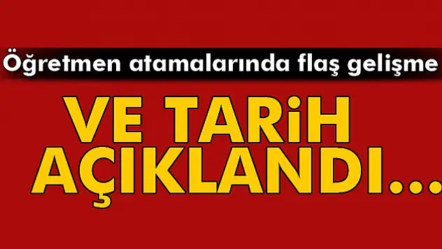 Öğretmen atamaları için tercihler alınacak