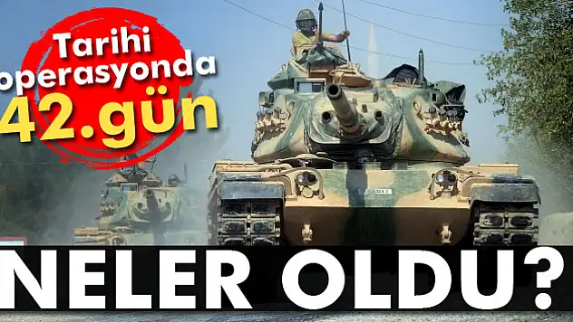 Fırat Kalkanı Harekatında 42'nci gün