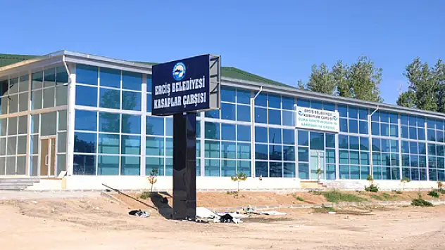 Ercişte yeni kasaplar çarşısının yapımı tamamlandı