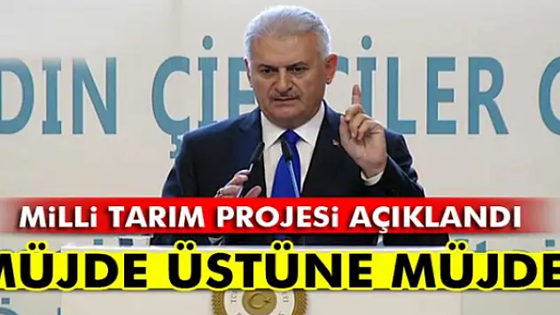 Milli Tarım projesi açıklandı: Müjde üstüne müjde geldi