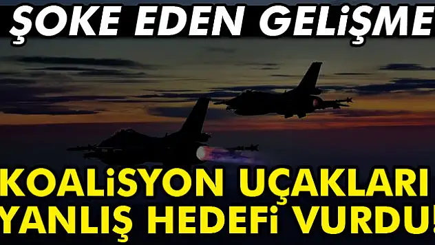 Koalisyon 'yanlışlıkla' Irak ordusunu vurdu!