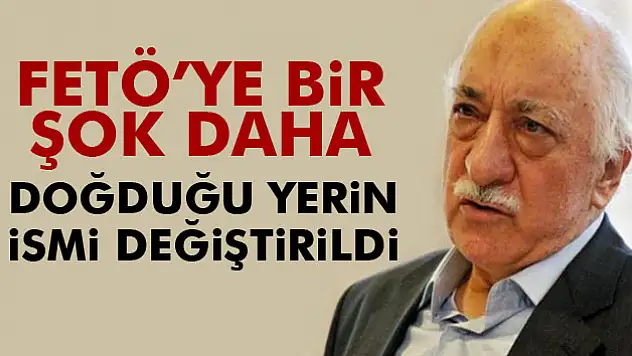 Fethullah Gülen'in doğduğu mahalleye Cerablus şehidinin adı verildi