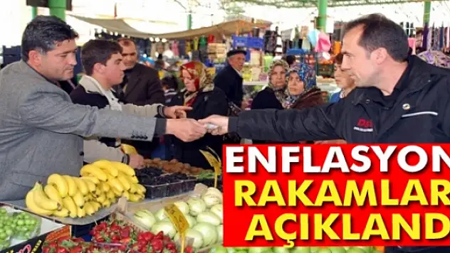 Enflasyon rakamları açıklandı