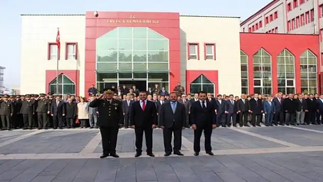 Ercişte 10 Kasım Atatürkü anma töreni