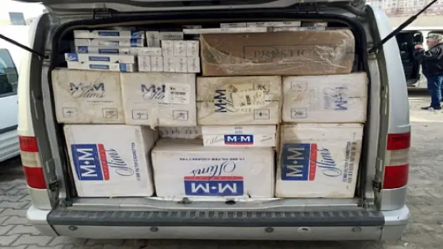 Vanda kaçak sigara operasyonu
