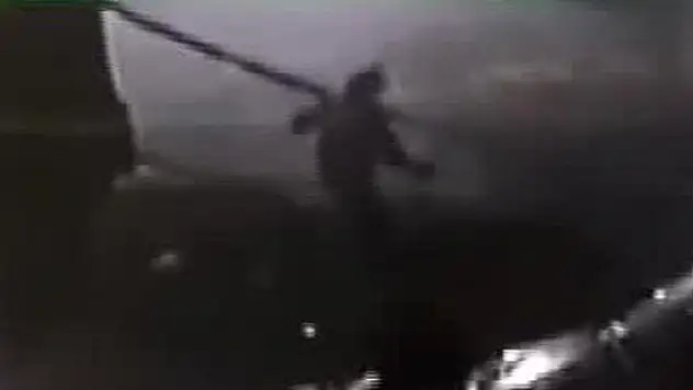 Bombacı kameraya yakalandı