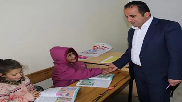 Müdür Samsa'dan öğrencilere ziyaret