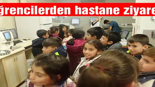 TEGV'li öğrencilerden hastane ziyareti