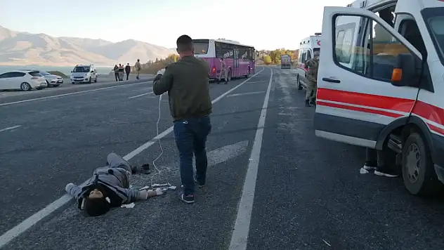 Van'da trafik kazası