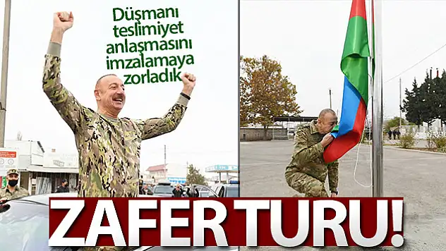 Azerbaycan Cumhurbaşkanı İlham Aliyev Fuzuli ve Cebrayıl bölgelerini ziyaret etti