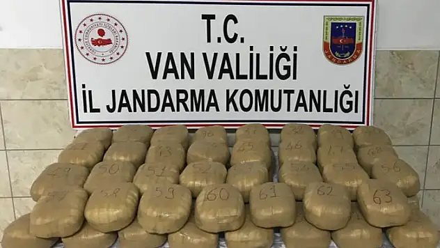 Van'da 66 kilo toz esrar ele geçirildi