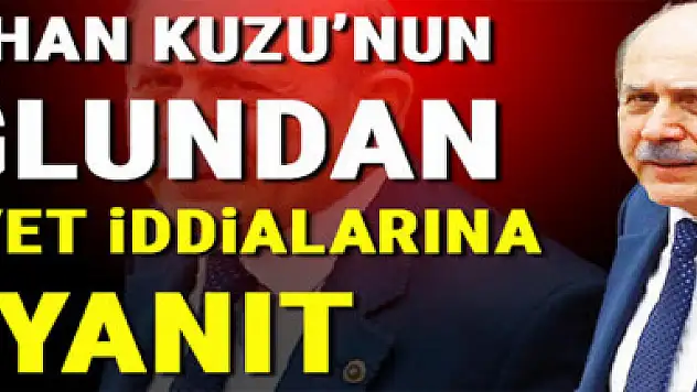 Burhan Kuzu'nun oğlu: 'Cinayet yok korona öldürdü'