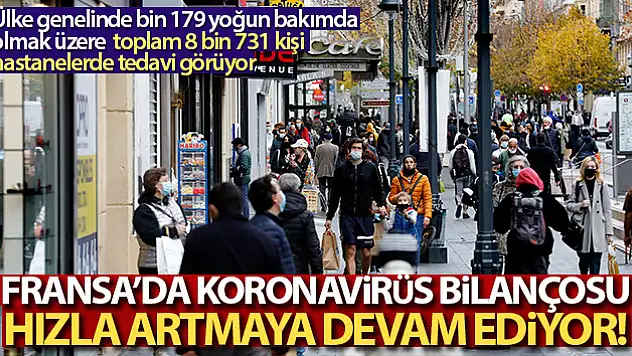 Fransa'da son 24 saatte korona virüsten 292 ölüm
