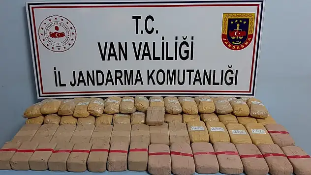 Başkale'de 48 kilogram eroin ele geçirildi