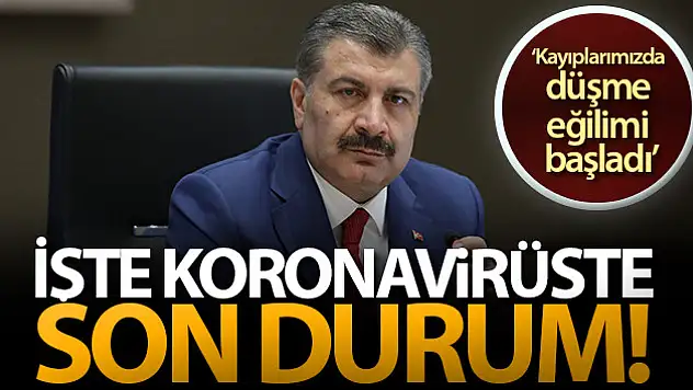 Bakan Koca: 'Aktif vaka sayısı, ağır hasta sayısı düşmeye devam ediyor'