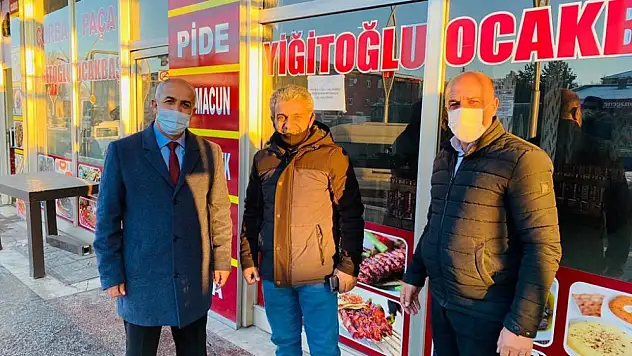 Başkan Ensari'den esnaf ziyareti