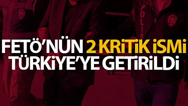 FETÖ'nün sözde Bağdat ve sözde Erbil sorumluları Türkiye'ye getirildi